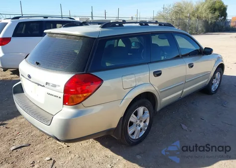 2005 Subaru Outback 2.5I из США, поврежденный, VIN 4S4BP61C557360004